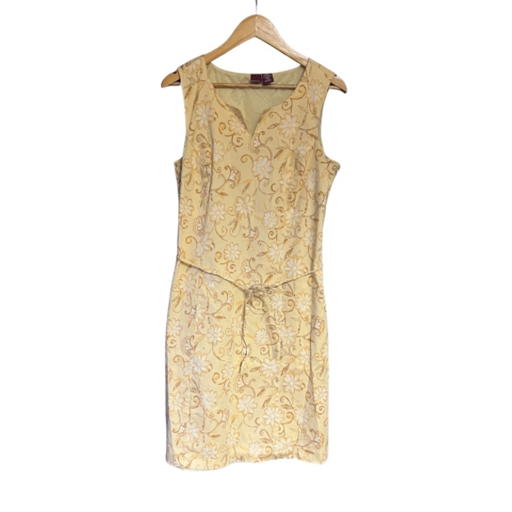 Merona Yellow Floral Dress